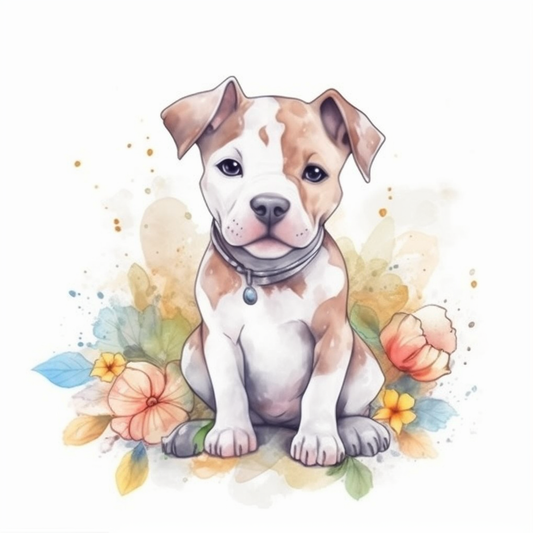 American Staffordshire Terrier American Staffordshire Terrier Dog Vinyl Decal Sticker for Car, Laptop, Tumbler and more # 009655