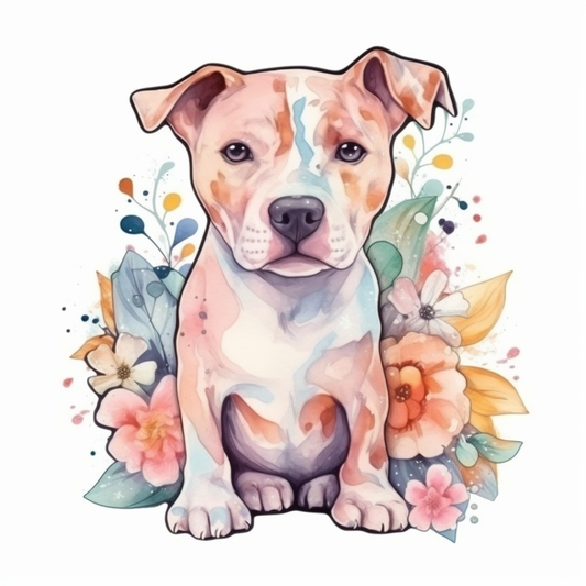 American Staffordshire Terrier American Staffordshire Terrier Dog Vinyl Decal Sticker for Car, Laptop, Tumbler and more # 009497
