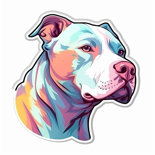 American Staffordshire Terrier American Staffordshire Terrier Dog Vinyl Decal Sticker for Car, Laptop, Tumbler and more # 009506