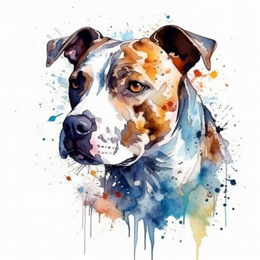 American Staffordshire Terrier American Staffordshire Terrier Dog Vinyl Decal Sticker for Car, Laptop, Tumbler and more # 009523