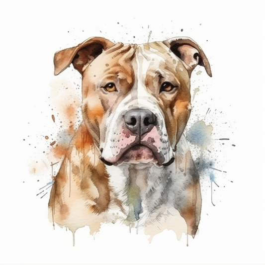 American Staffordshire Terrier American Staffordshire Terrier Dog Vinyl Decal Sticker for Car, Laptop, Tumbler and more # 009527