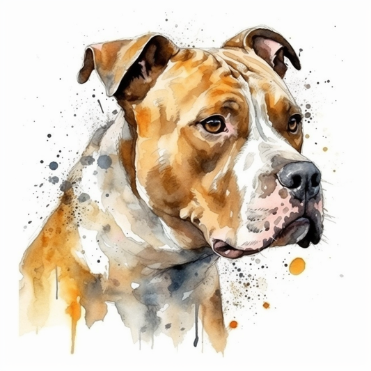 American Staffordshire Terrier American Staffordshire Terrier Dog Vinyl Decal Sticker for Car, Laptop, Tumbler and more # 009519