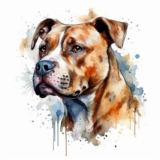 American Staffordshire Terrier American Staffordshire Terrier Dog Vinyl Decal Sticker for Car, Laptop, Tumbler and more # 009520