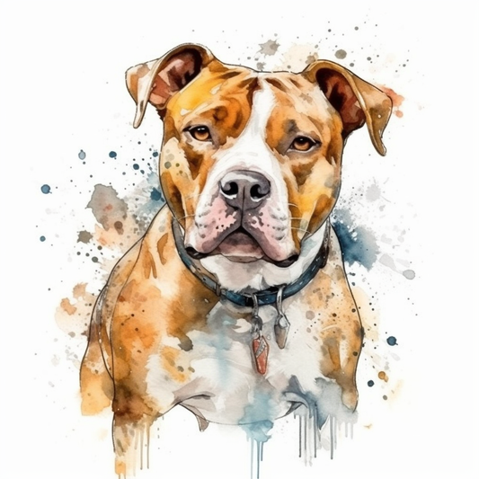 American Staffordshire Terrier American Staffordshire Terrier Dog Vinyl Decal Sticker for Car, Laptop, Tumbler and more # 009524