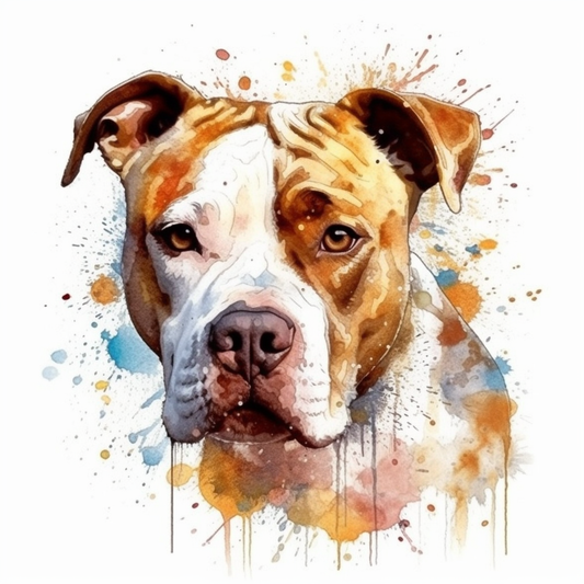 American Staffordshire Terrier American Staffordshire Terrier Dog Vinyl Decal Sticker for Car, Laptop, Tumbler and more # 009542