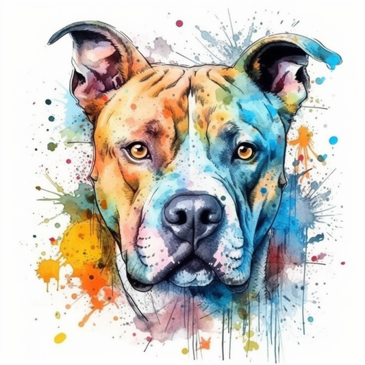 American Staffordshire Terrier American Staffordshire Terrier Dog Vinyl Decal Sticker for Car, Laptop, Tumbler and more # 009531