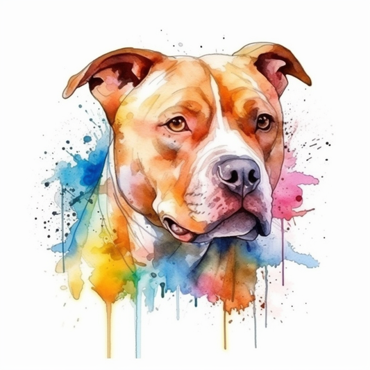American Staffordshire Terrier American Staffordshire Terrier Dog Vinyl Decal Sticker for Car, Laptop, Tumbler and more # 009528