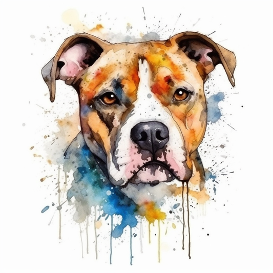 American Staffordshire Terrier American Staffordshire Terrier Dog Vinyl Decal Sticker for Car, Laptop, Tumbler and more # 009532