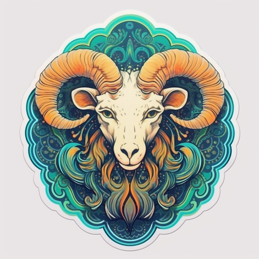 Aries ram Vinyl Decal Sticker for Car, Laptop, Tumbler and more # 0010294