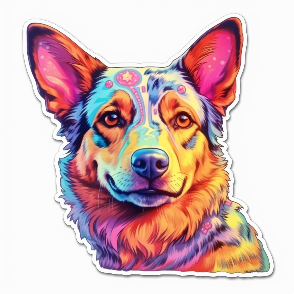 Australian Cattle Dog Vinyl Decal Sticker for Car, Laptop, Tumbler and more # 0010463