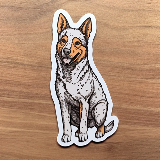 Australian Cattle Dog Vinyl Decal Sticker for Car, Laptop, Tumbler and more # 0010481