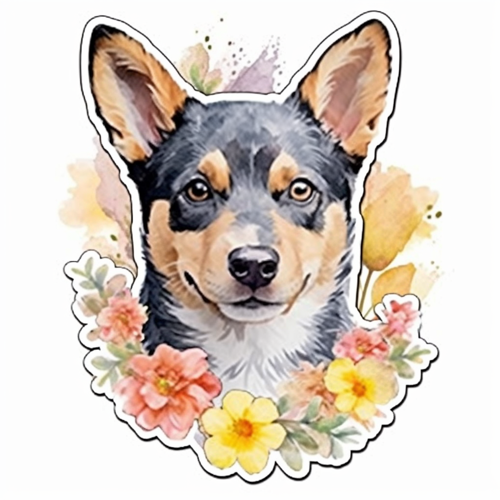 Australian Cattle Dog Vinyl Decal Sticker for Car, Laptop, Tumbler and more # 0010345