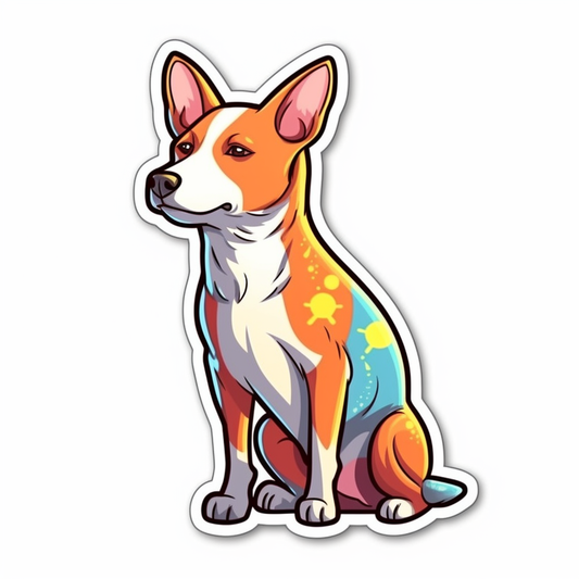 Basenji Dog Vinyl Decal Sticker for Car, Laptop, Tumbler and more # 0010139