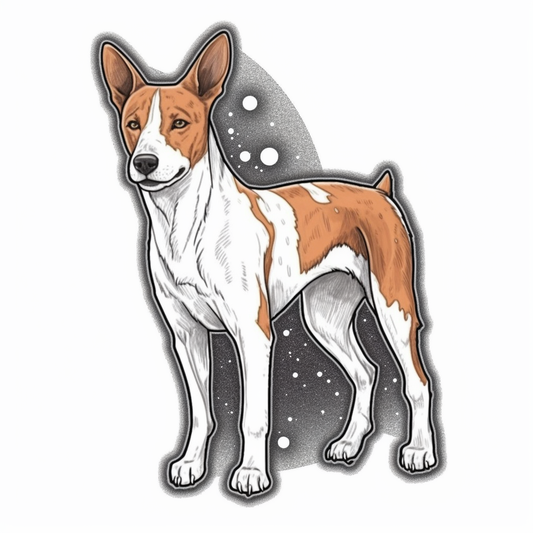 Basenji Dog Vinyl Decal Sticker for Car, Laptop, Tumbler and more # 0010136