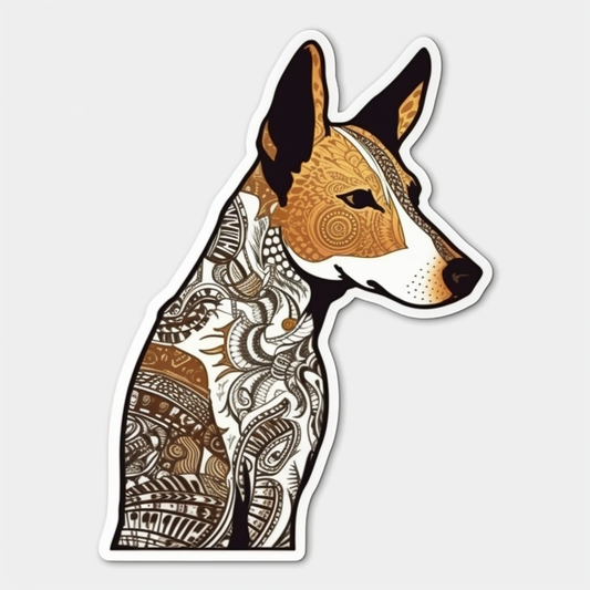 Basenji Dog Vinyl Decal Sticker for Car, Laptop, Tumbler and more # 0010135