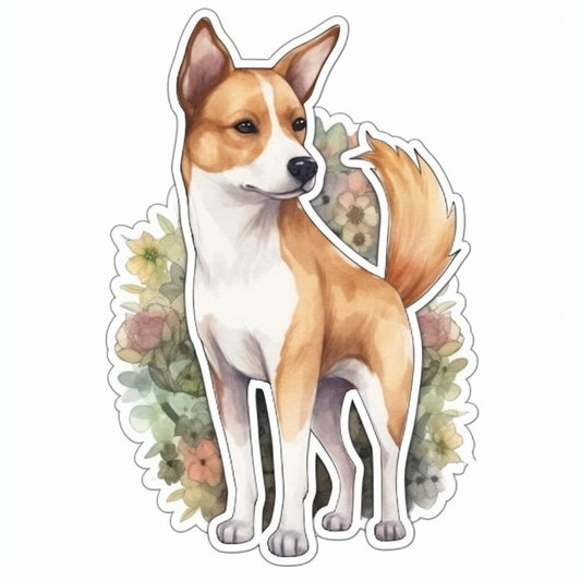 Basenji Dog Vinyl Decal Sticker for Car, Laptop, Tumbler and more # 0010143