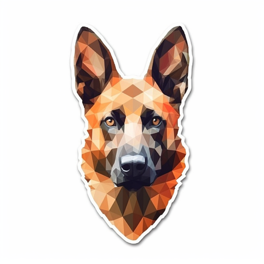 Belgian Malinois Dog Vinyl Decal Sticker for Car, Laptop, Tumbler and more # 0010336