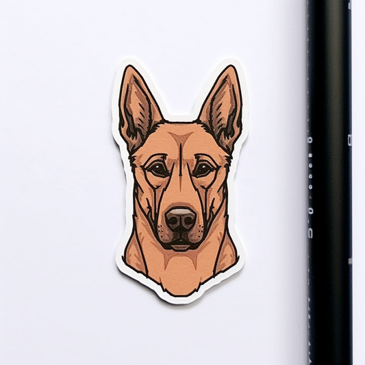 Belgian Malinois Dog Vinyl Decal Sticker for Car, Laptop, Tumbler and more # 0010343