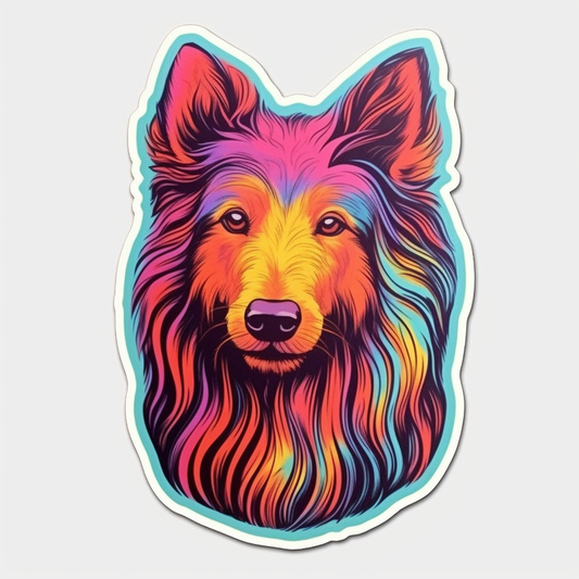 Belgian Sheepdog Dog Vinyl Decal Sticker for Car, Laptop, Tumbler and more # 0010434