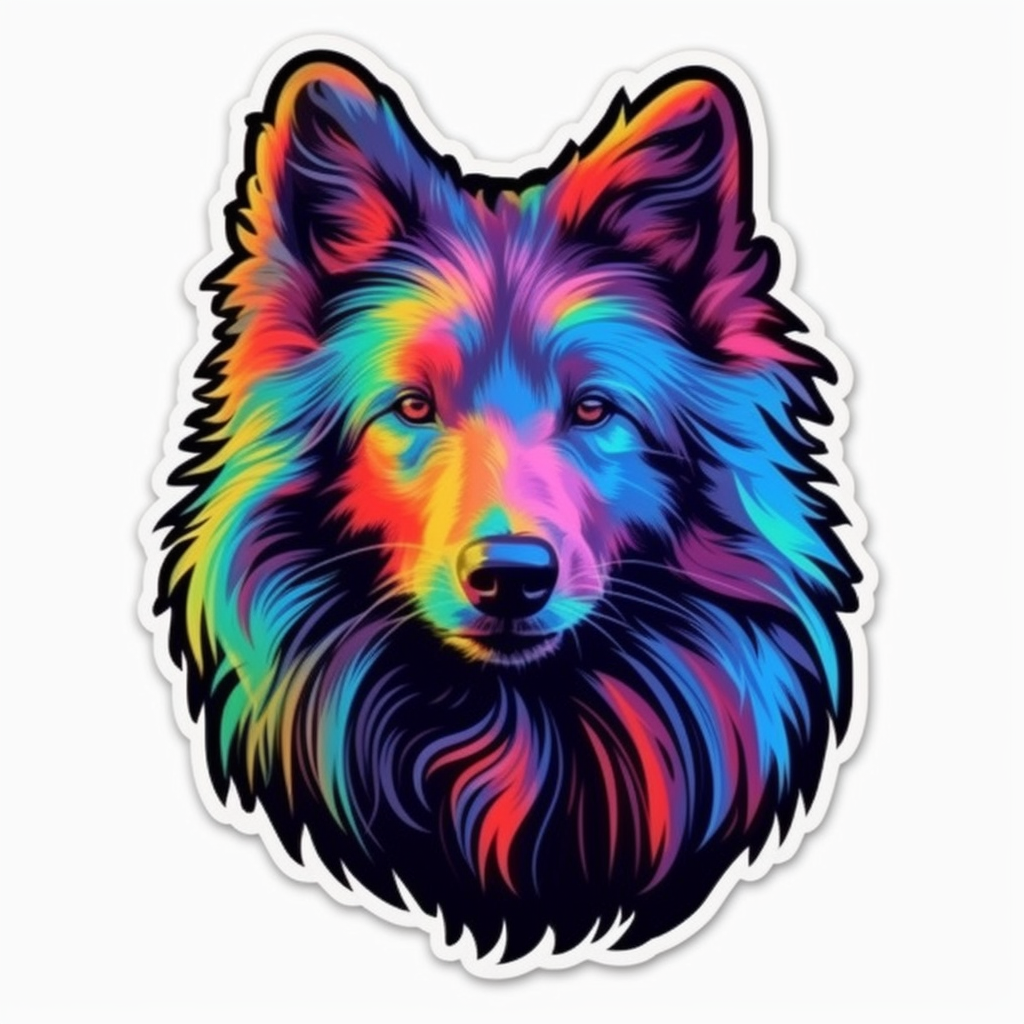 Belgian Sheepdog Dog Vinyl Decal Sticker for Car, Laptop, Tumbler and more # 0010443