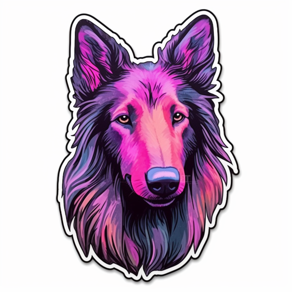 Belgian Sheepdog Dog Vinyl Decal Sticker for Car, Laptop, Tumbler and more # 0010480