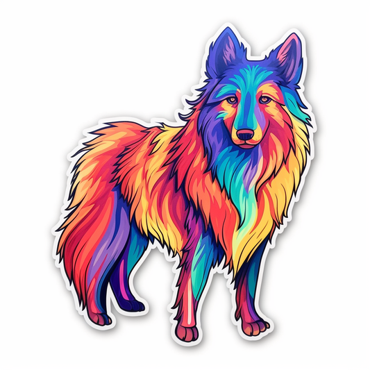 Belgian Tervuren Dog Vinyl Decal Sticker for Car, Laptop, Tumbler and more # 0010469