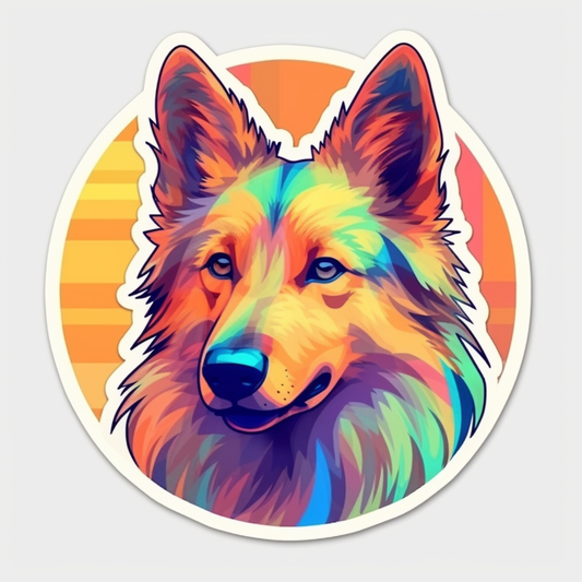 Belgian Tervuren Dog Vinyl Decal Sticker for Car, Laptop, Tumbler and more # 0010410