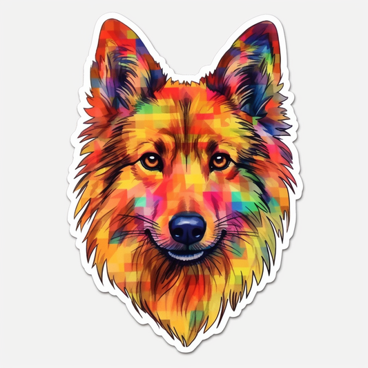 Belgian Tervuren Dog Vinyl Decal Sticker for Car, Laptop, Tumbler and more # 0010390