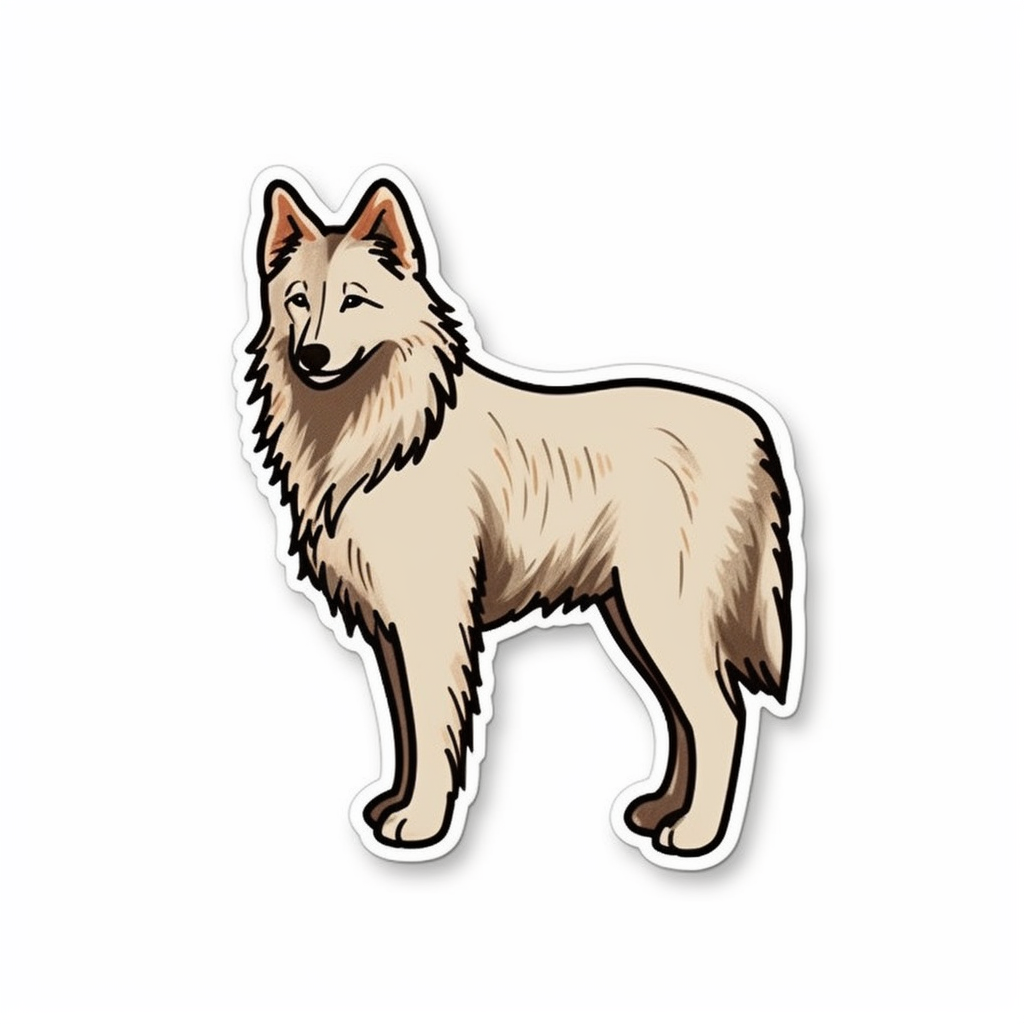 Belgian Tervuren Dog Vinyl Decal Sticker for Car, Laptop, Tumbler and more # 0010366