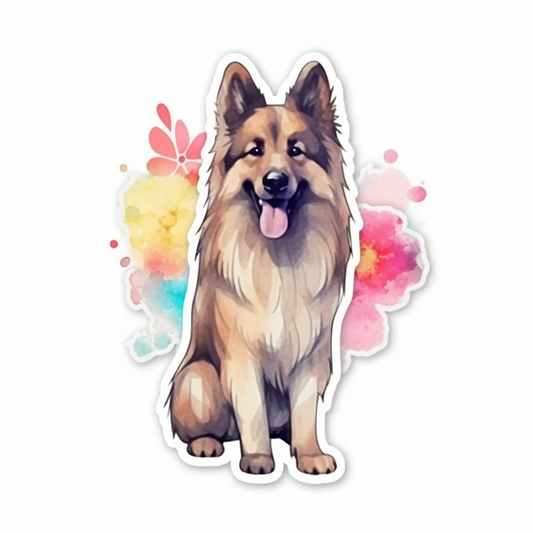 Belgian Tervuren Dog Vinyl Decal Sticker for Car, Laptop, Tumbler and more # 0010388