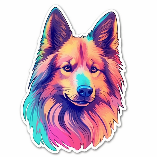 Belgian Tervuren Dog Vinyl Decal Sticker for Car, Laptop, Tumbler and more # 0010393