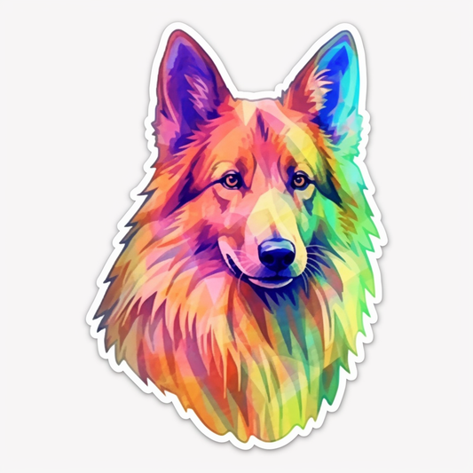 Belgian Tervuren Dog Vinyl Decal Sticker for Car, Laptop, Tumbler and more # 0010354