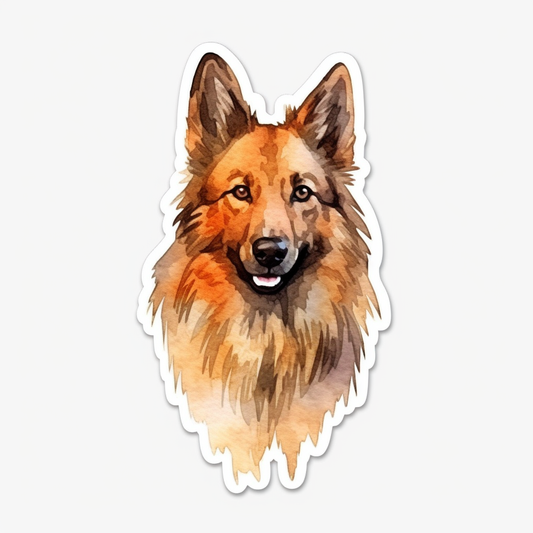 Belgian Tervuren Dog Vinyl Decal Sticker for Car, Laptop, Tumbler and more # 0010402