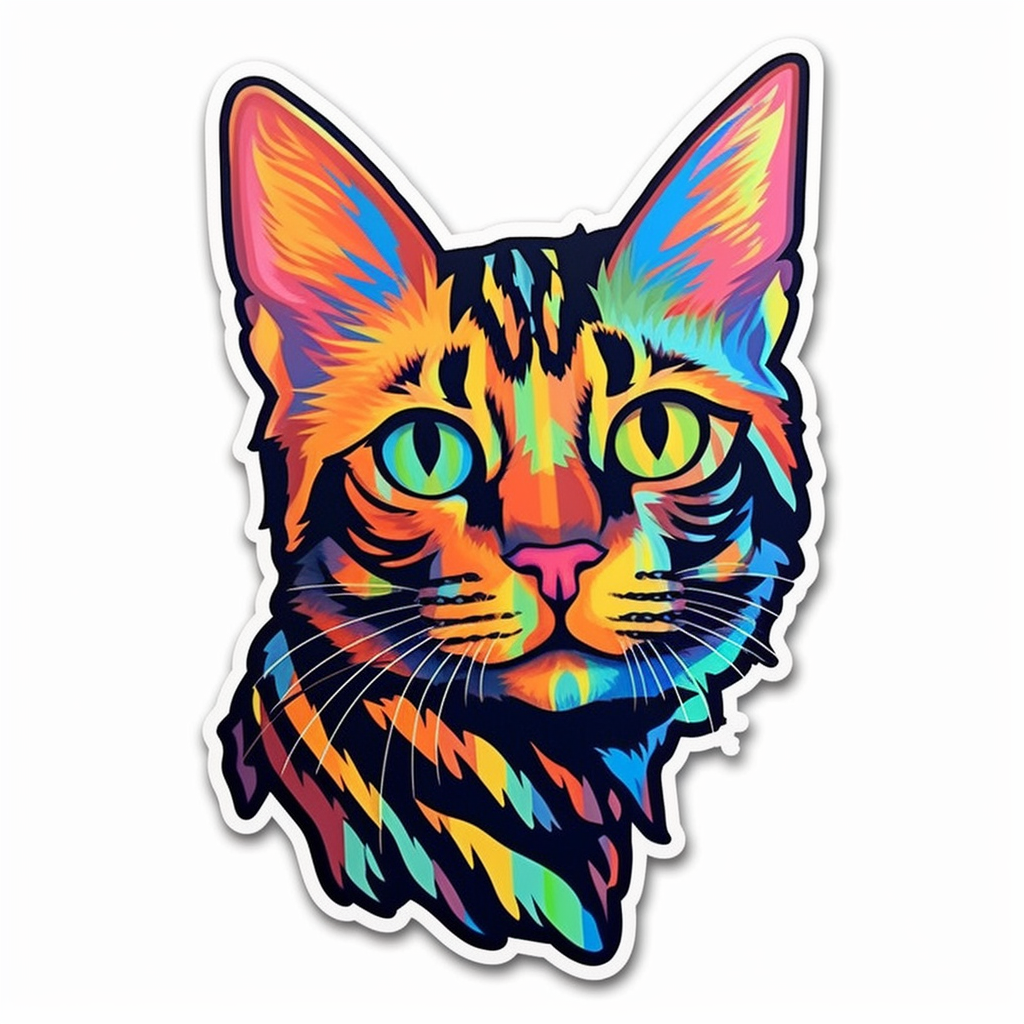 Bengal Cat Vinyl Decal Sticker for Car, Laptop, Tumbler and more # 0010332