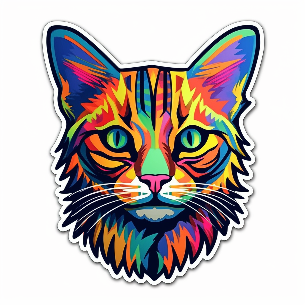 Bengal Cat Vinyl Decal Sticker for Car, Laptop, Tumbler and more # 0010423