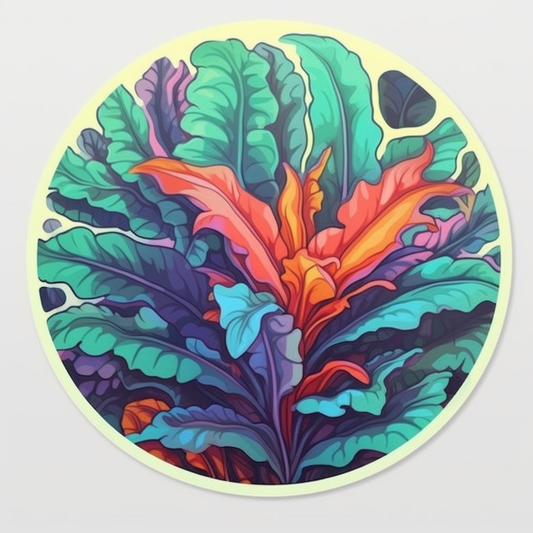 Bird's Nest Fern Plant Vinyl Decal Sticker for Car, Laptop, Tumbler and more # 0010453