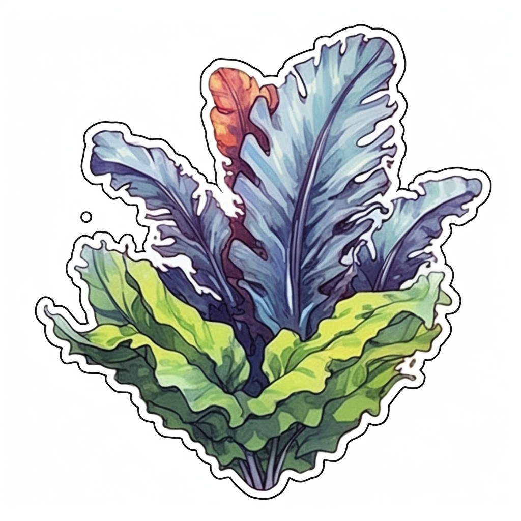 Bird's Nest Fern Plant Vinyl Decal Sticker for Car, Laptop, Tumbler and more # 0010442