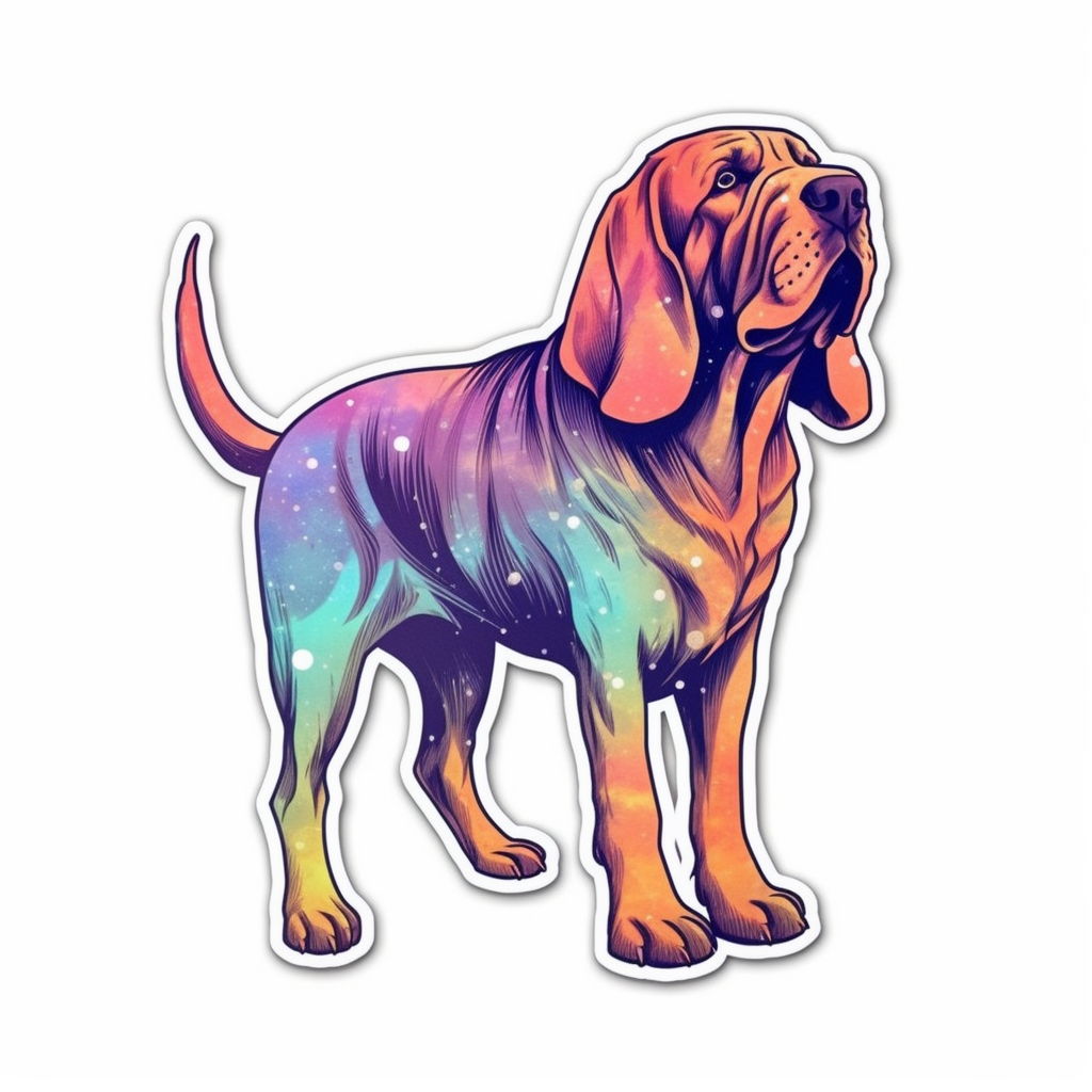 Bloodhound Dog Vinyl Decal Sticker for Car, Laptop, Tumbler and more # 0010555