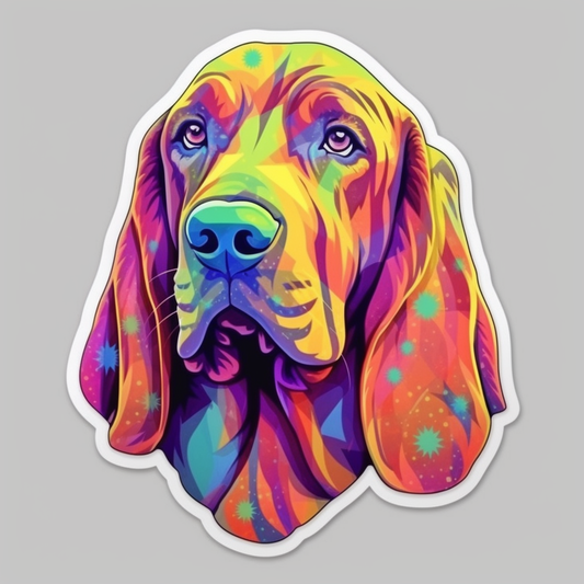 Bloodhound Dog Vinyl Decal Sticker for Car, Laptop, Tumbler and more # 0010572