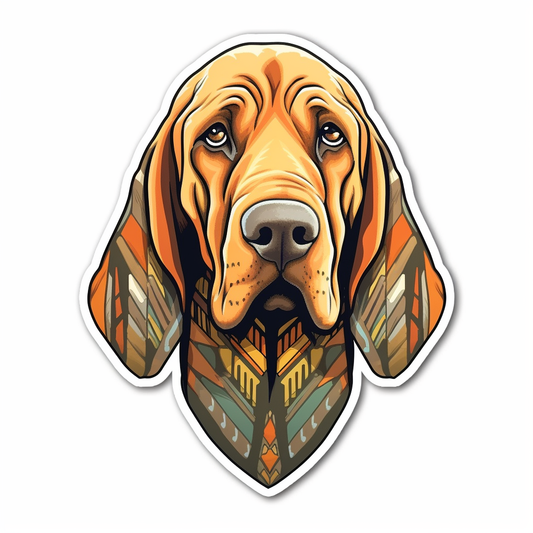 Bloodhound Dog Vinyl Decal Sticker for Car, Laptop, Tumbler and more # 0010576