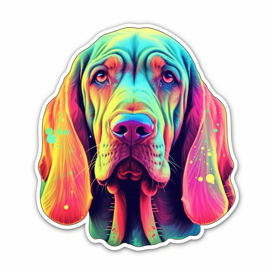 Bloodhound Dog Vinyl Decal Sticker for Car, Laptop, Tumbler and more # 0010602