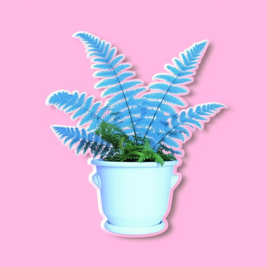 Boston Fern Plant Vinyl Decal Sticker for Car, Laptop, Tumbler and more # 0010533