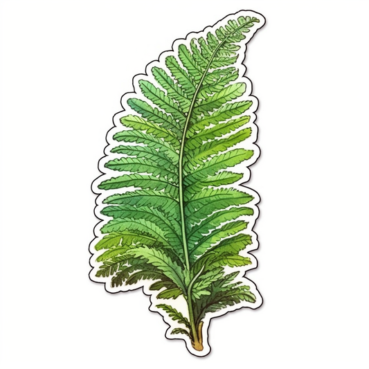 Boston Fern Plant Vinyl Decal Sticker for Car, Laptop, Tumbler and more # 0010517