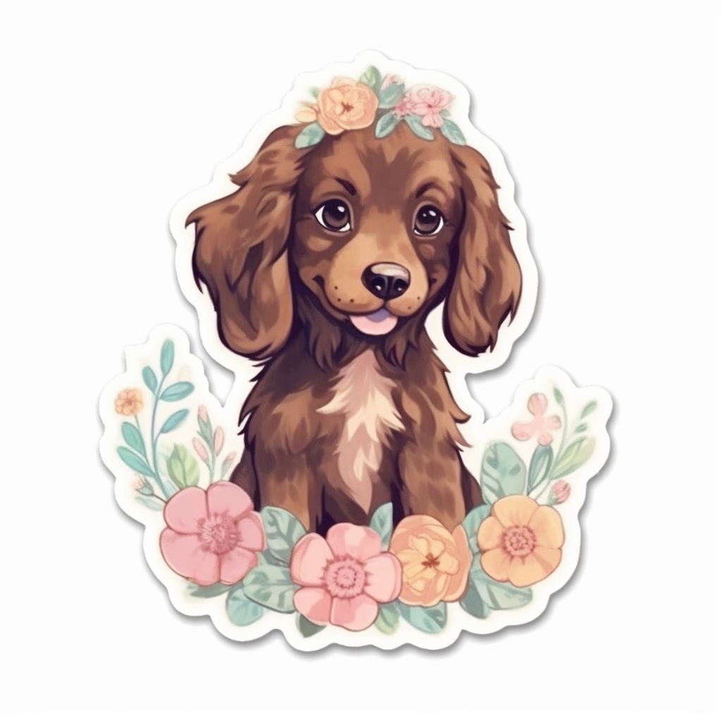 Boykin Spaniel Dog Vinyl Decal Sticker for Car, Laptop, Tumbler and more # 0010502