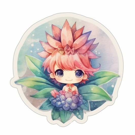 Bromeliad Plant Vinyl Decal Sticker for Car, Laptop, Tumbler and more # 0010496