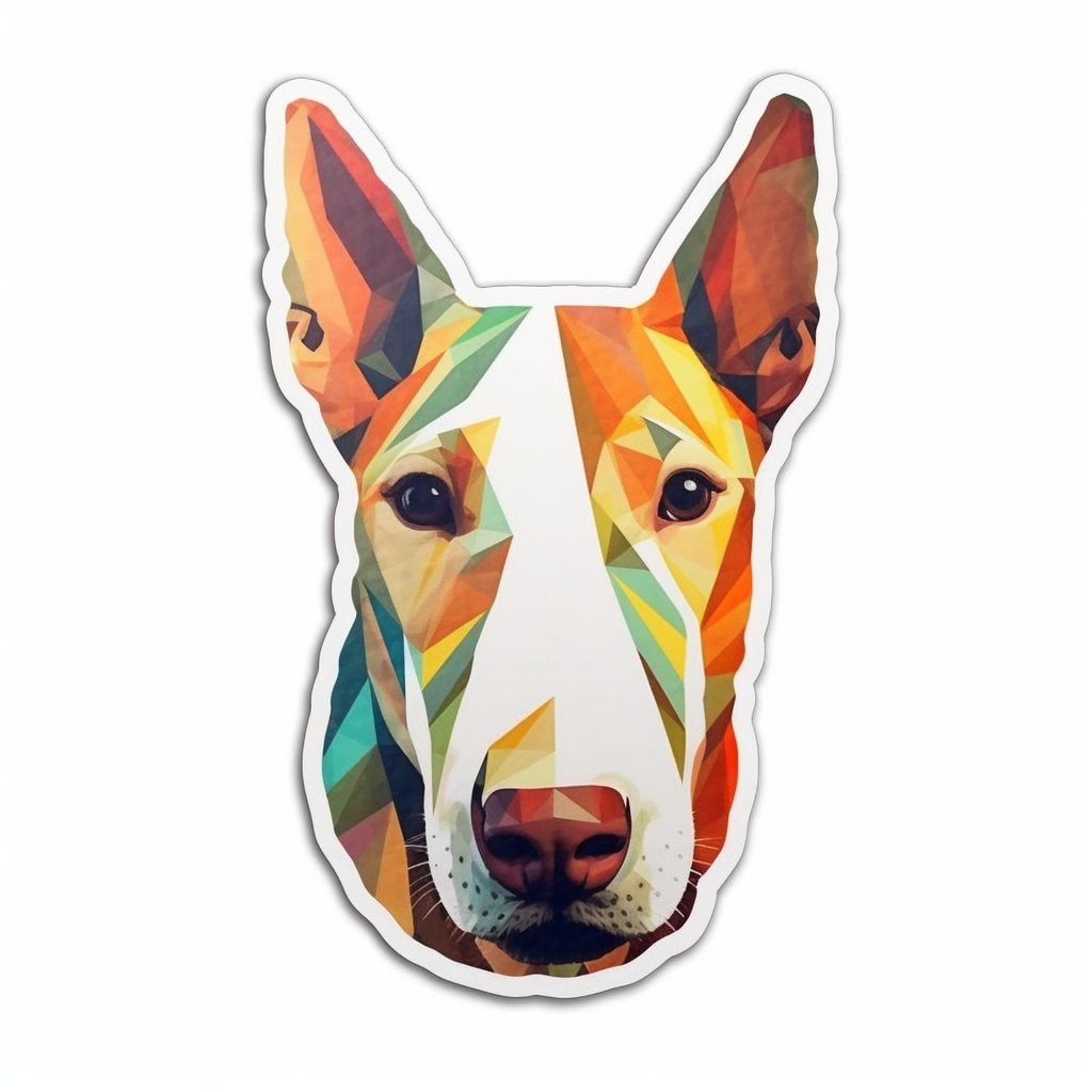 Bull Terrier Dog Vinyl Decal Sticker for Car, Laptop, Tumbler and more # 0010504