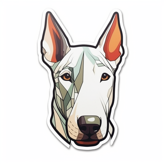 Bull Terrier Dog Vinyl Decal Sticker for Car, Laptop, Tumbler and more # 0010551