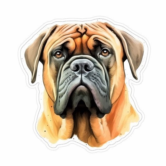 Bullmastiff Dog Vinyl Decal Sticker for Car, Laptop, Tumbler and more # 0010618