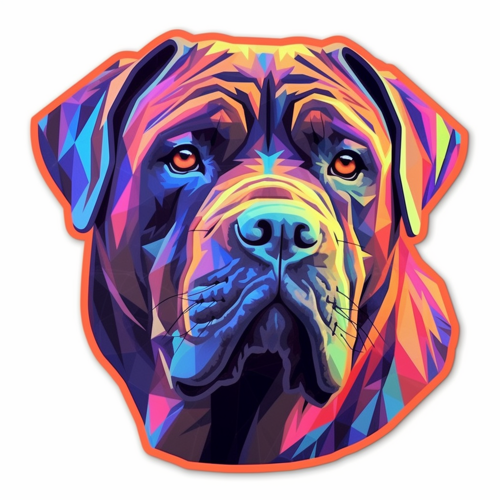 Cane Corso Dog Vinyl Decal Sticker for Car, Laptop, Tumbler and more # 0010680