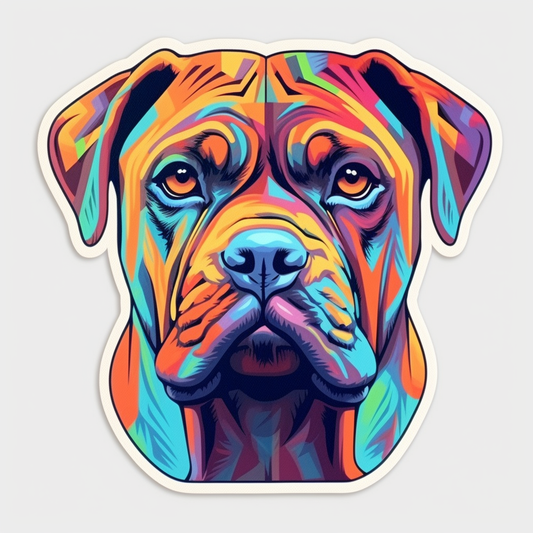 Cane Corso Dog Vinyl Decal Sticker for Car, Laptop, Tumbler and more # 0010702
